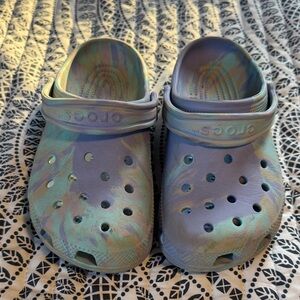 CROCS Kids' Pastel Swirl Clogs